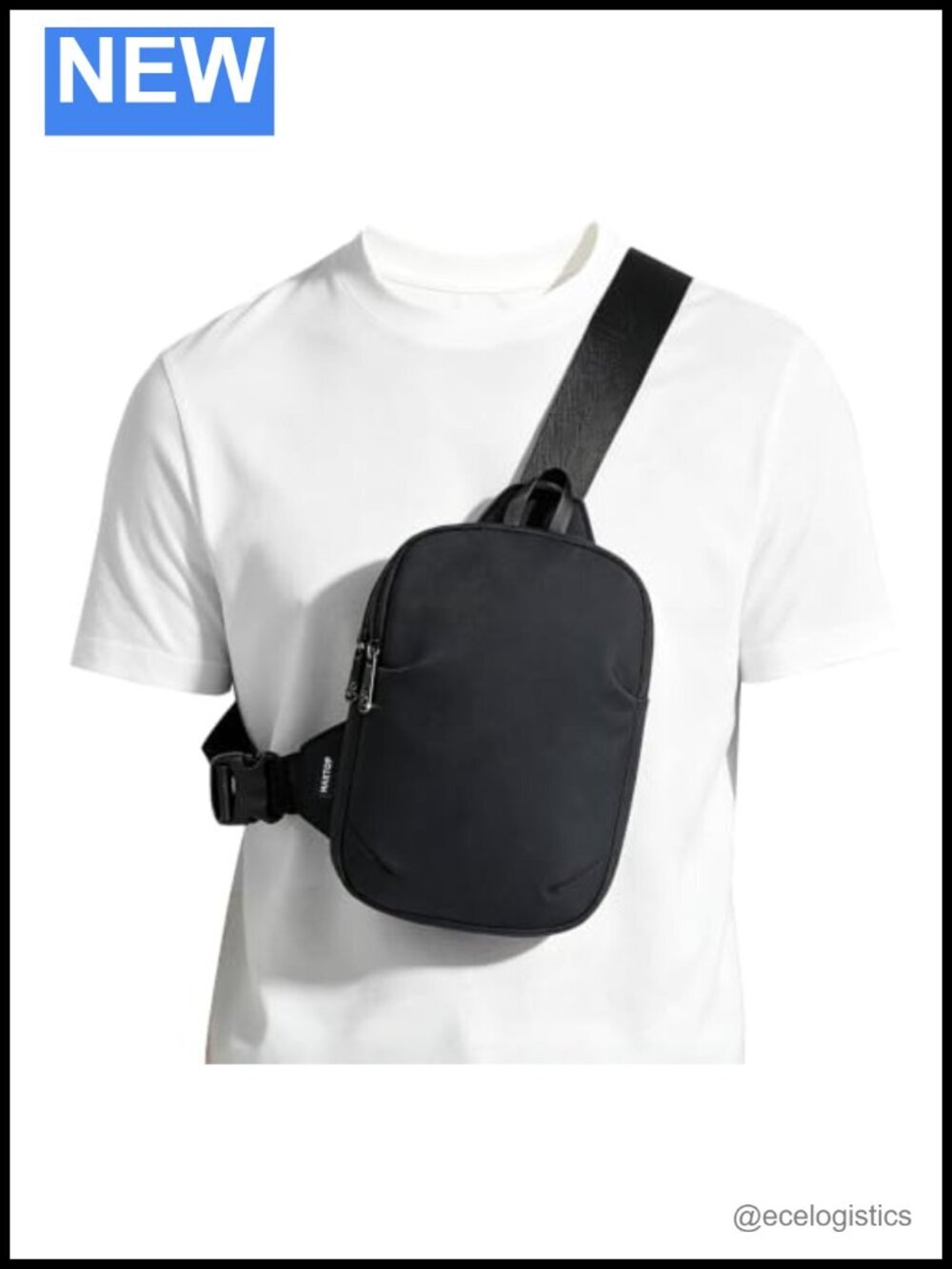 Sling Bag Crossbody Chest Pack Water Resistant Fanny Pack Phone Holder Travel